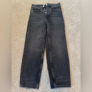 Zara Charcoal Denim Jeans
